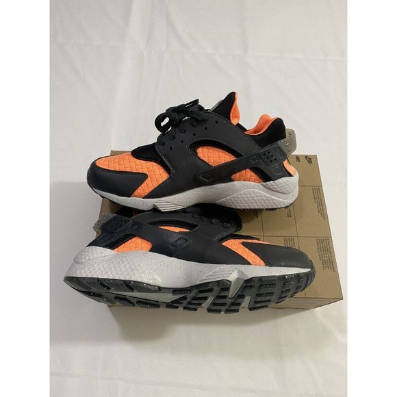 New Mens Size 9 Black Orange Nike Air Huarache Crater PRM Running Shoes main image 8